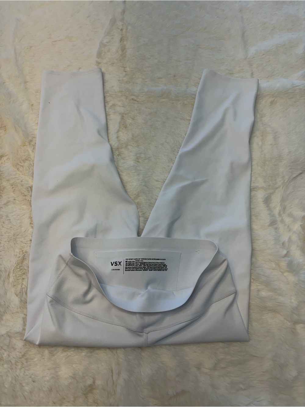 VSX Sport White Capri 20" Inseam Leggings - Picture 6 of 6